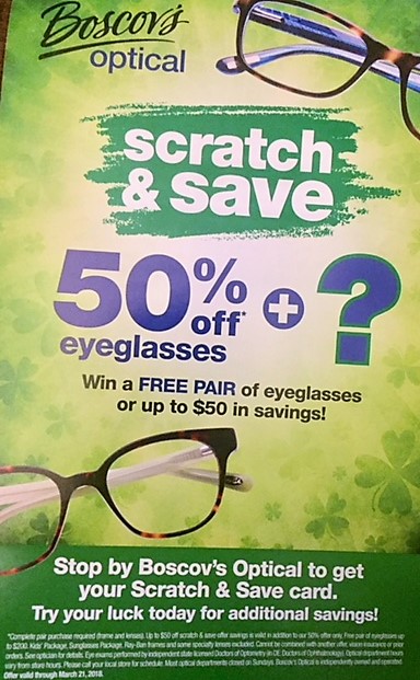 boscov's optical frames