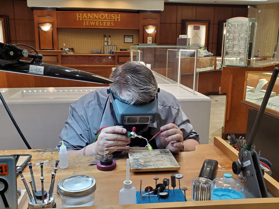 Jewelry Repair Onsite at Hannoush Jewelers! Sangertown Square