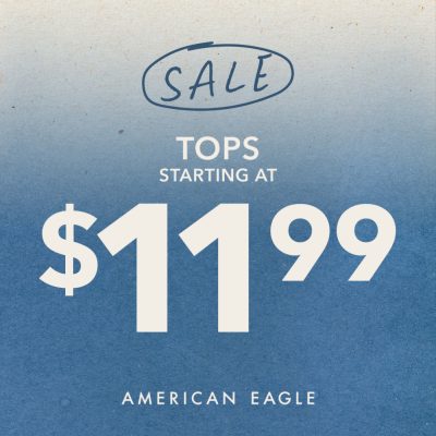 American Eagle Outfitters Campaign 74 American Eagle Tops Starting at 11.99 EN 1080x1080 1