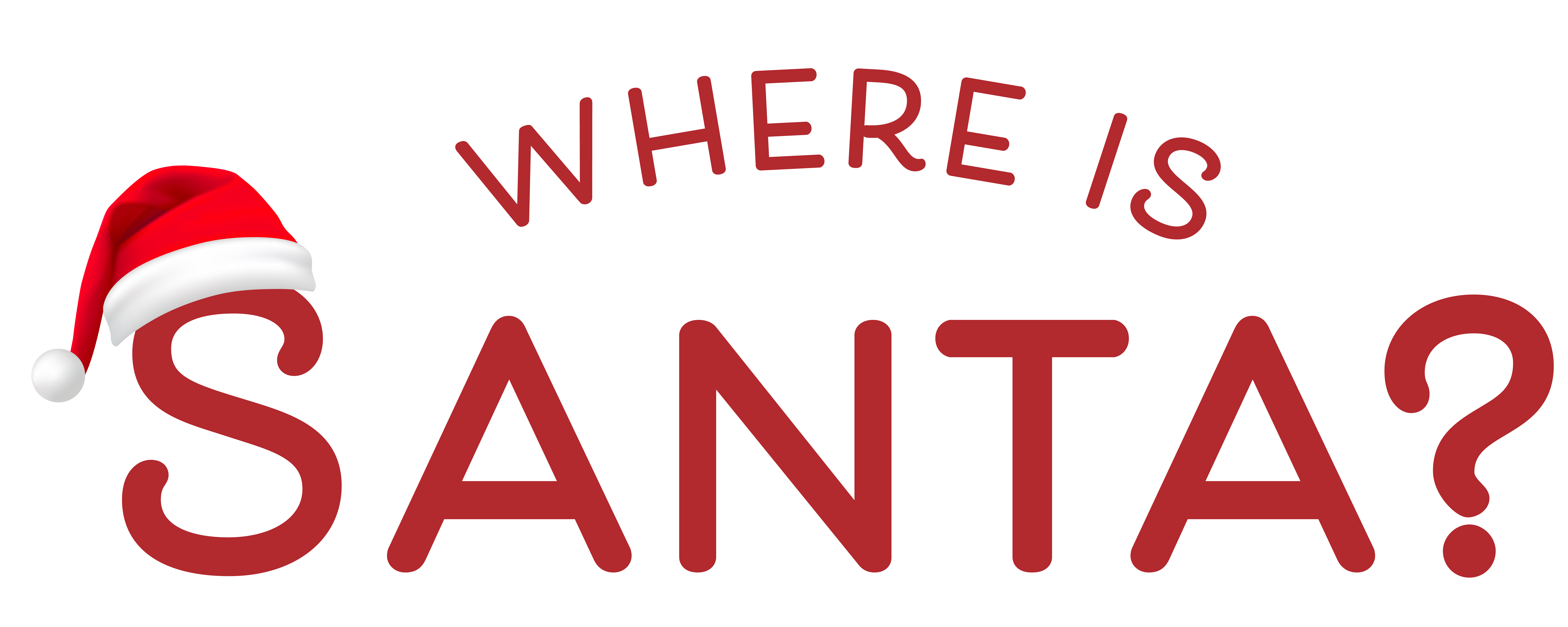 Where is Santa Logo RED